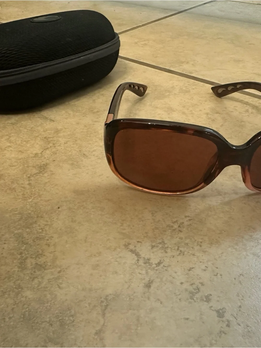 Costa Gannet Women's Tortoiseshell Brown Oversized Sunglasses